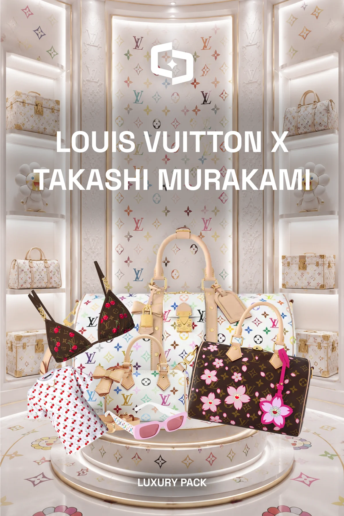 LOUIS VUITTON x TAKASHI MURAKAMI