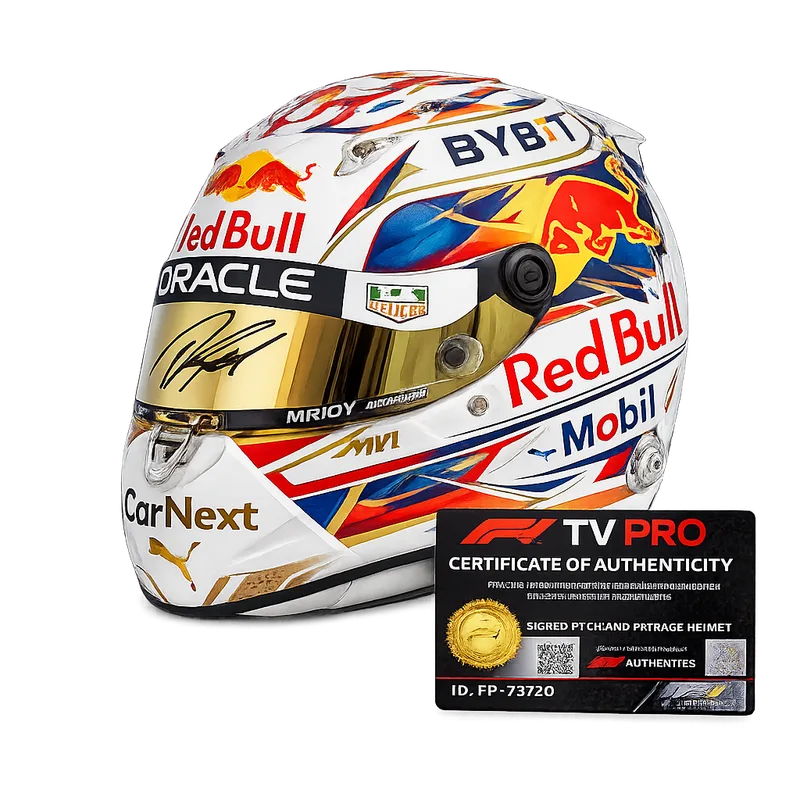 Signed F1 Champion Race Helmet (Full-Size)