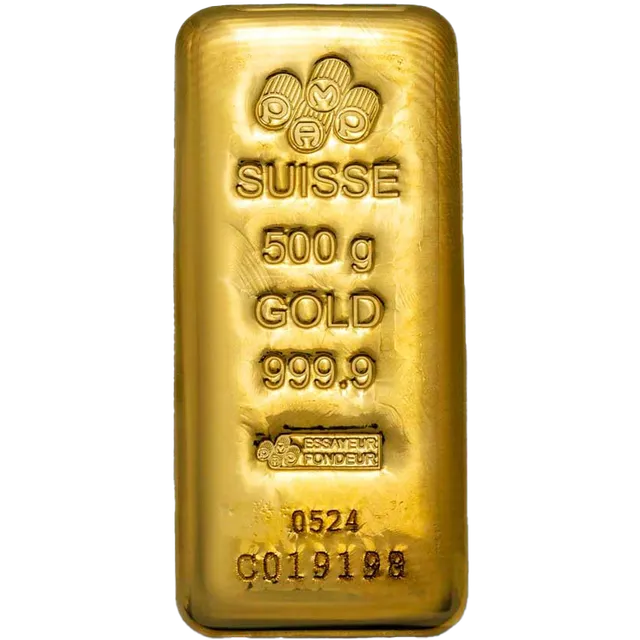 500 Gram Gold Bar — PAMP Suisse