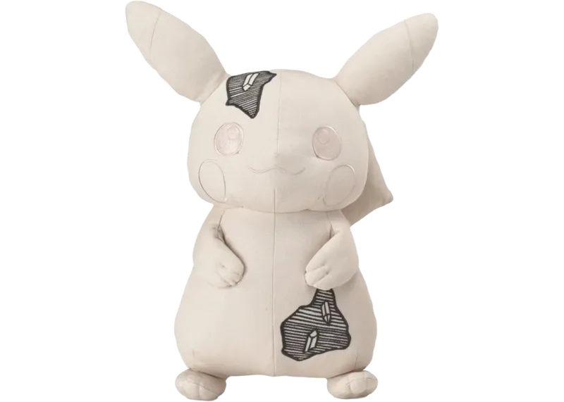 Daniel Arsham x Pokémon Pikachu Large Plush Beige