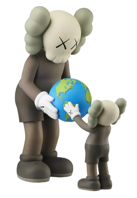 KAWS THE PROMISE Vinyl Figure Brown