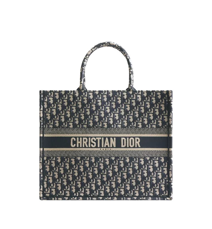 Dior Book Tote Large Oblique Canvas