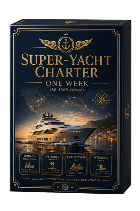 Super-Yacht Charter — One Week (80–100ft, crewed)
