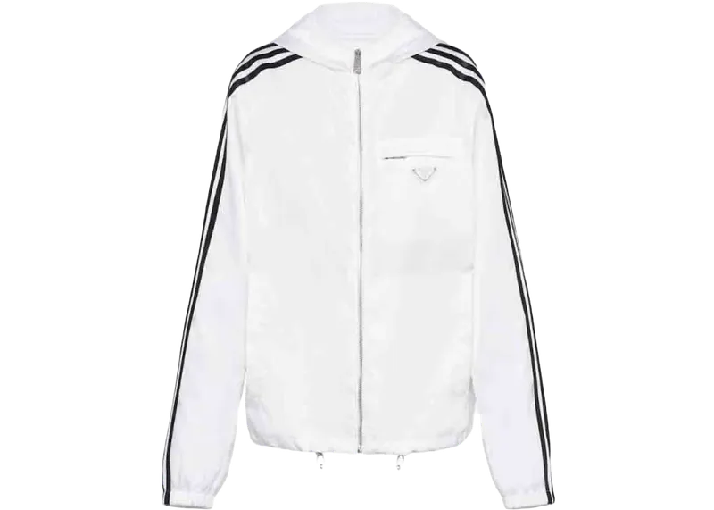 Prada x adidas Re-Nylon Hooded Track Jacket White