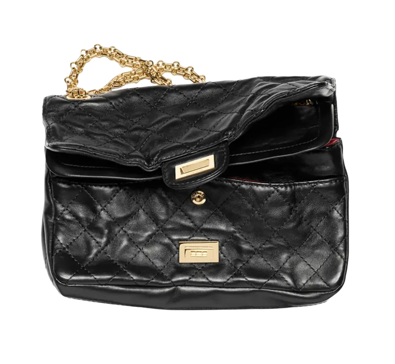 Chanel 2.55 Maxi Lambskin Black