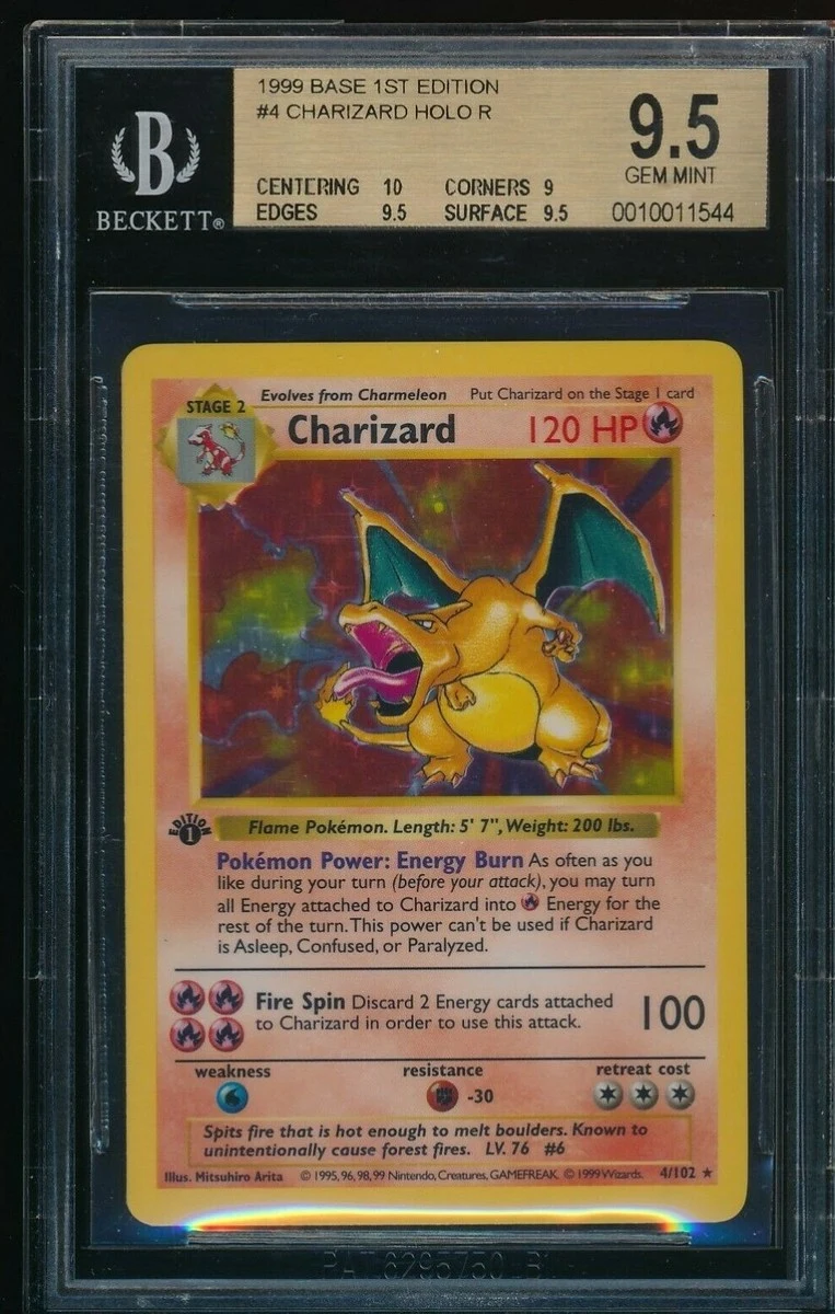 1st Ed Base Charizard BGS 9.5